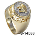 Anillo de plata de ley 925 de Hip Hop Jewelry para hombre